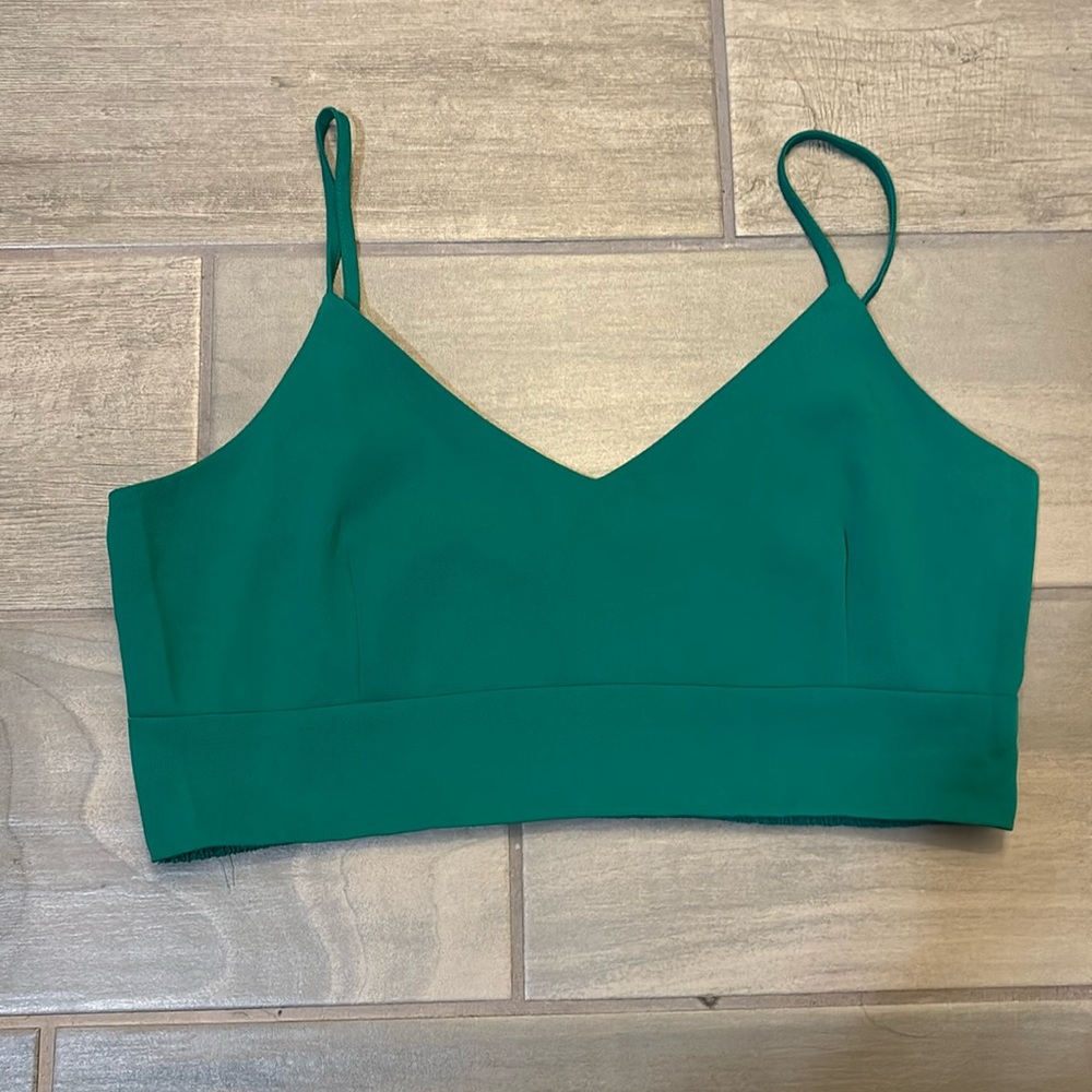 Kelly Green Crop Top